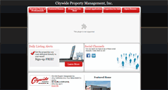 Desktop Screenshot of citywidepropertymanagementinc.com